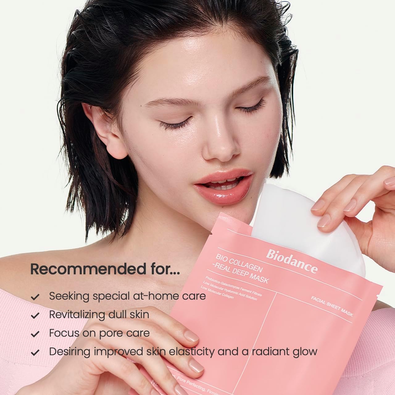 Bio-Collagen Real Deep Mask | Reduce Wrinkle, Dullness & Dryness