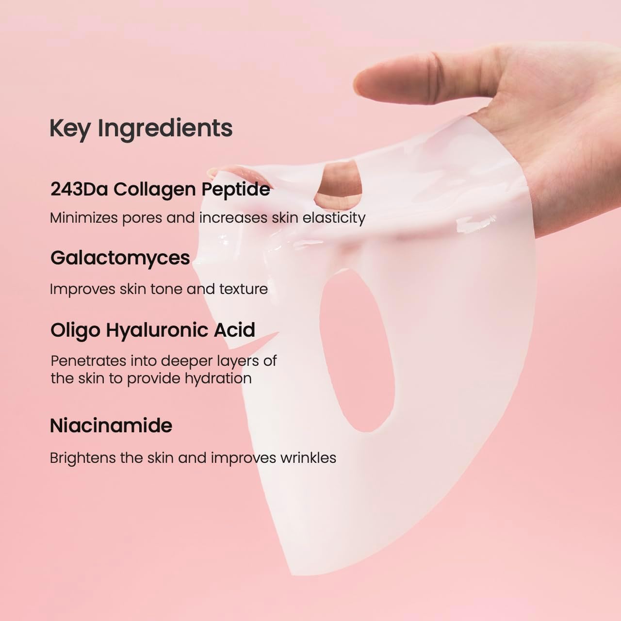 Bio-Collagen Real Deep Mask |  Reduce Wrinkle, Dullness & Dryness